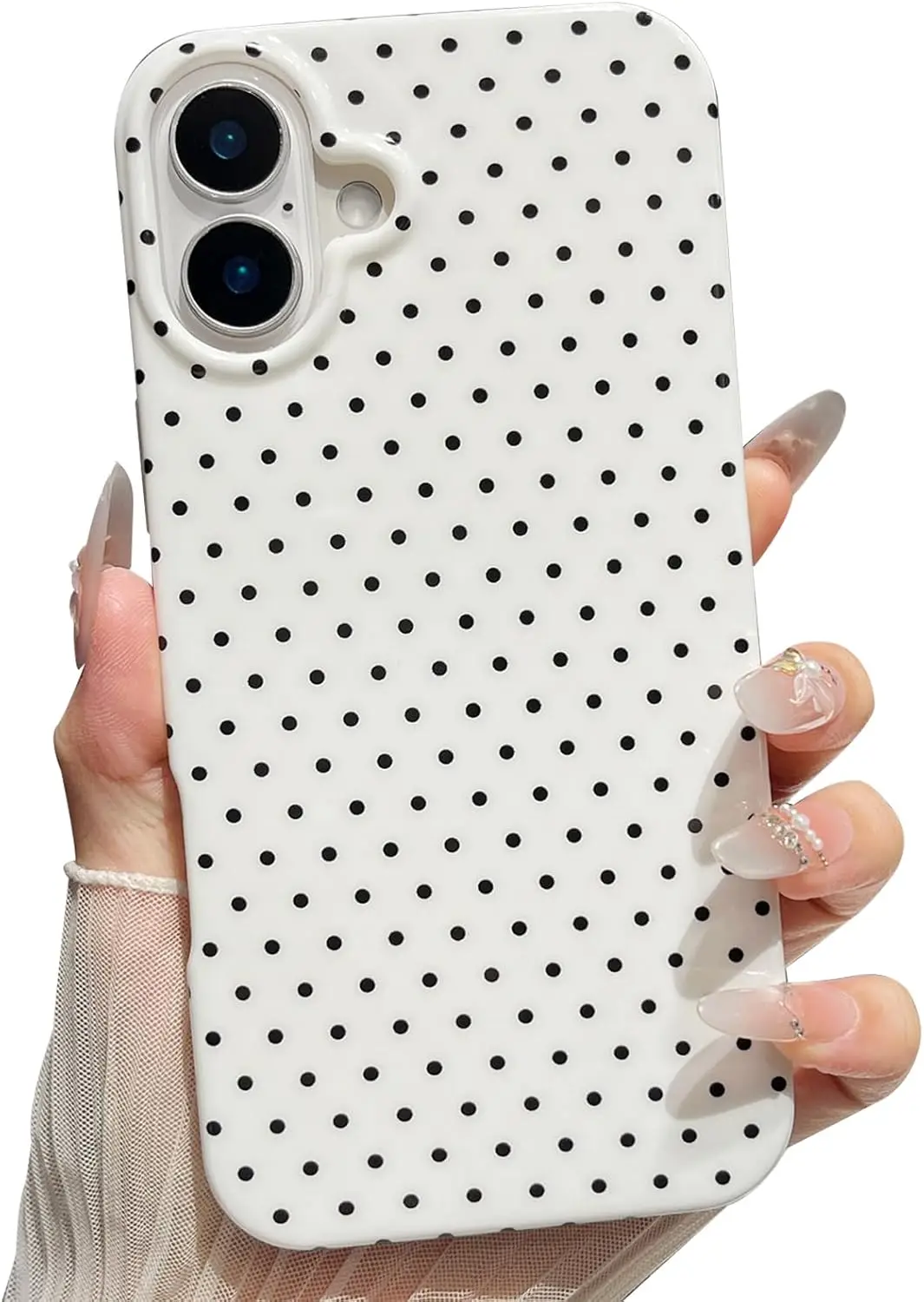 Cute Polka Dot Silicone Case for iPhone 16 Plus - Trendy, Slim, and Protective
Cute Polka Dot Silicone Case for iPhone 16 Plus - Trendy, Slim, and Protective