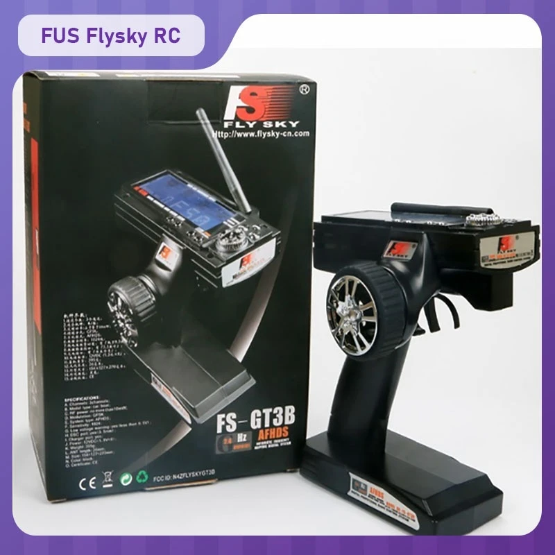FS-GT3B RC 2.4G 3 Channel Gun Type Applicable Car and Ship Model Controller with GR3 Online RC Simulator Runaway Protect
FS-GT3B RC 2.4G 3 Channel Gun Type Applicable Car and Ship Model Controller with GR3 Online RC Simulator Runaway Protect