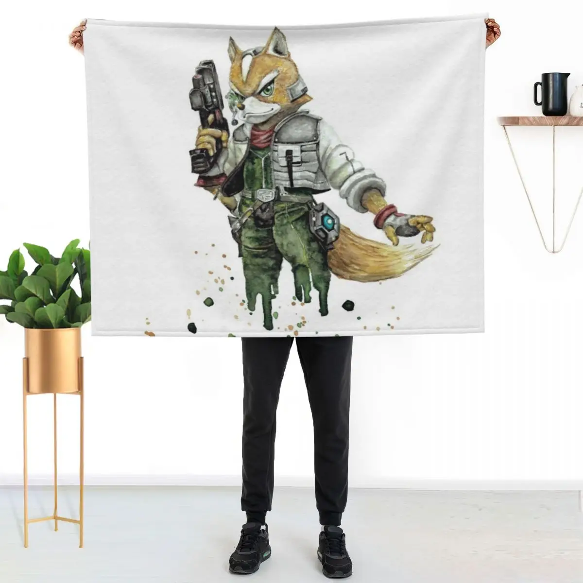 Fox McCloud Throw Blanket Spring Fall Cozy Throw Blanket for Couch
Fox McCloud Throw Blanket Spring Fall Cozy Throw Blanket for Couch