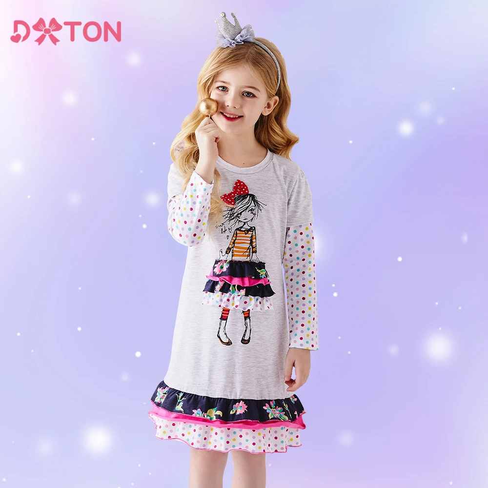 DXTON Long Sleeve Baby Girls Dresses Autumn Spring Cotton Casual Toddlers Cute Dress Polk Dot Print Patchwork Children Dresses
DXTON Long Sleeve Baby Girls Dresses Autumn Spring Cotton Casual Toddlers Cute Dress Polk Dot Print Patchwork Children Dresses