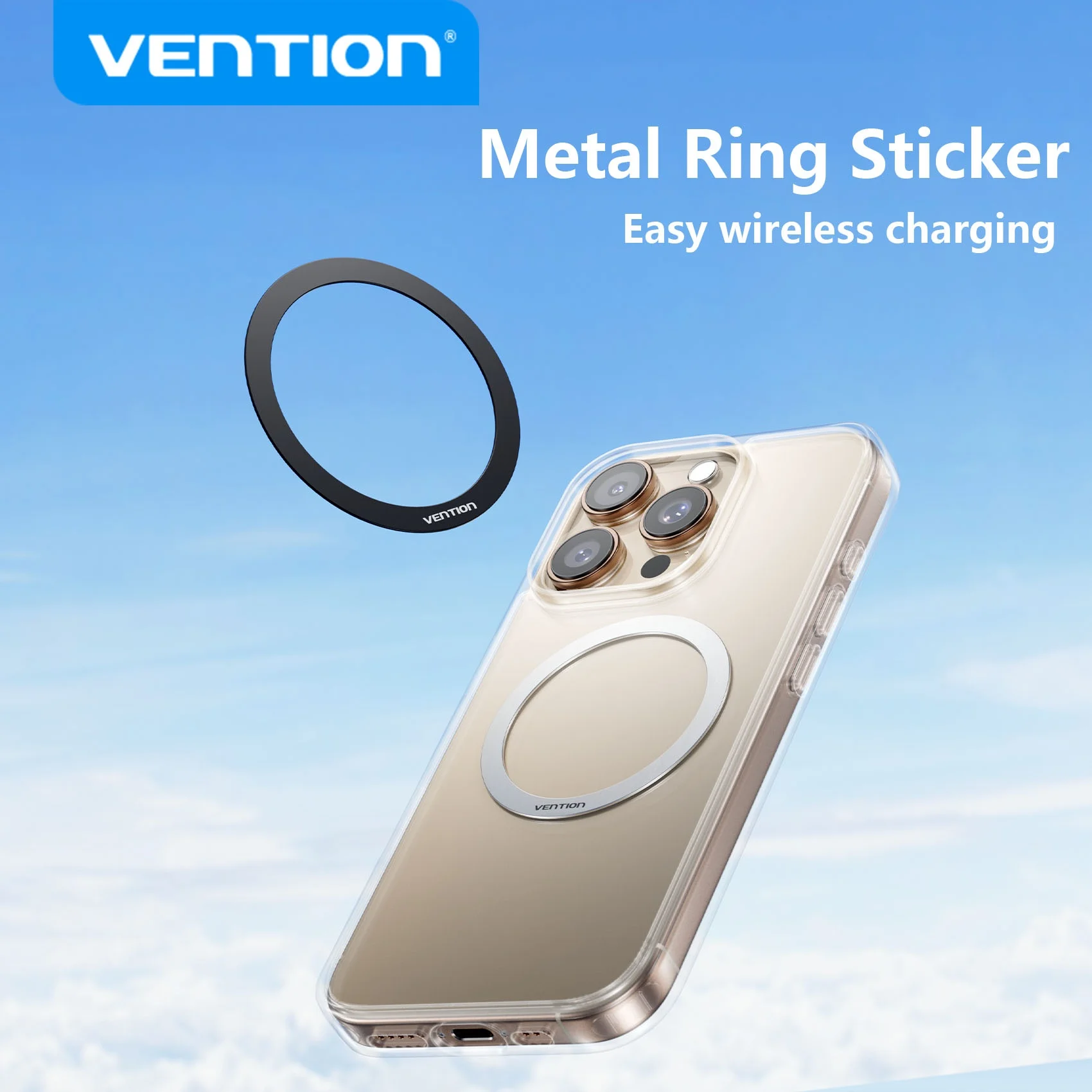 Vention Magnetic Metal Ring Stickers for Magsafe iPhone 16 15 14 Pro Max Plate Sticker Rings for Wireless Charger Phone Holder
Vention Magnetic Metal Ring Stickers for Magsafe iPhone 16 15 14 Pro Max Plate Sticker Rings for Wireless Charger Phone Holder