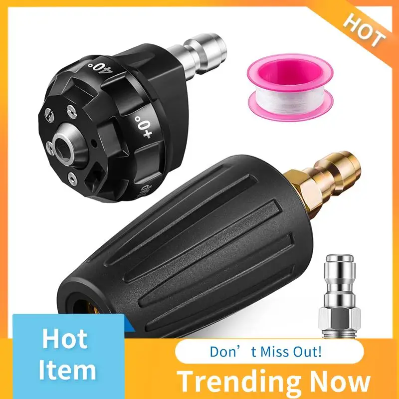 AB08-Washer Spray Nozzle, 6-In-1 Quick Changeover Pressure Washer Nozzle And Rotating Pressure Washer Tips
AB08-Washer Spray Nozzle, 6-In-1 Quick Changeover Pressure Washer Nozzle And Rotating Pressure Washer Tips