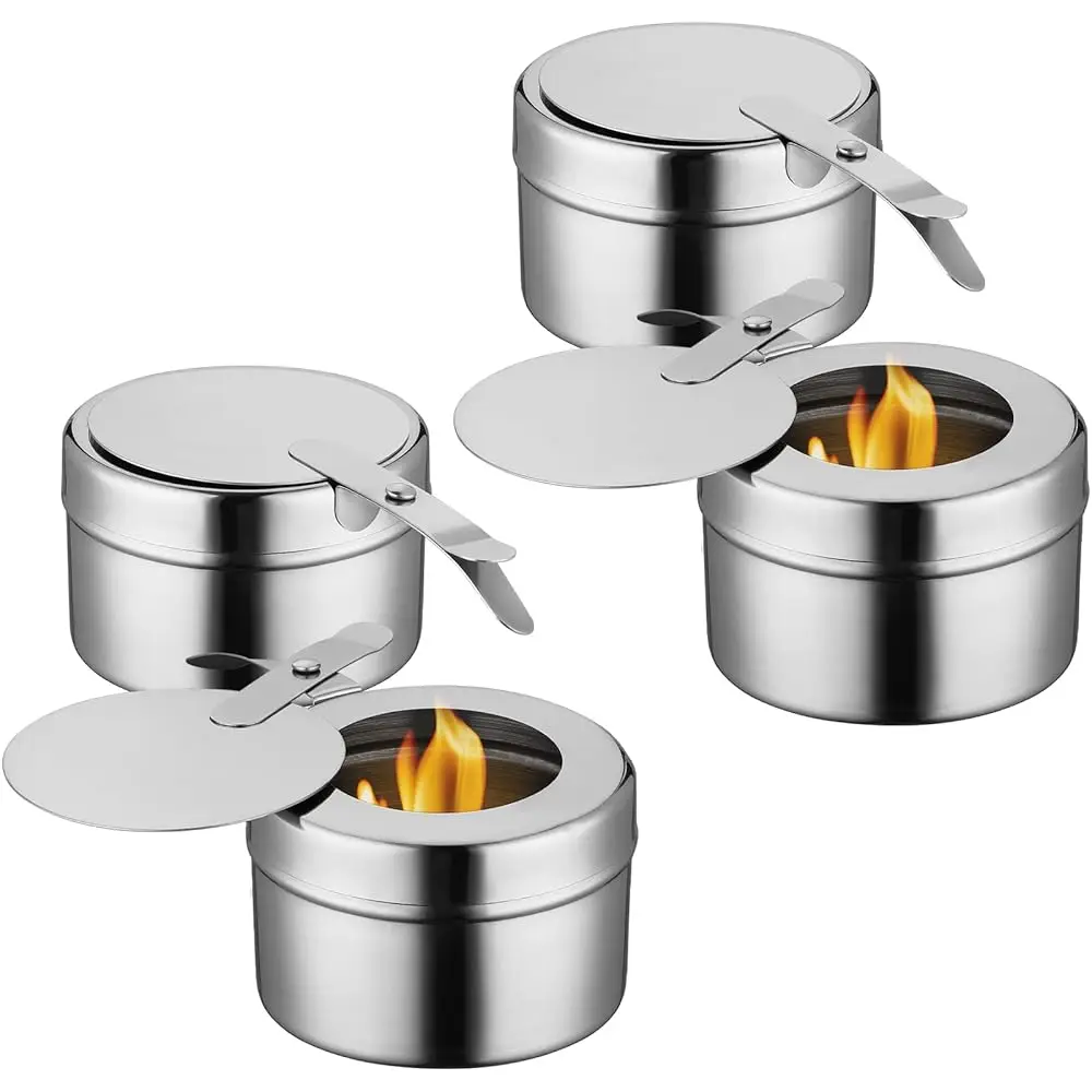 4Pcs Stainl Steel Fuel Holder With Cover Chafer Canned Heat Fuel Box Buffet Warmer Warming Trays For Buffets Barbecue
4Pcs Stainl Steel Fuel Holder With Cover Chafer Canned Heat Fuel Box Buffet Warmer Warming Trays For Buffets Barbecue