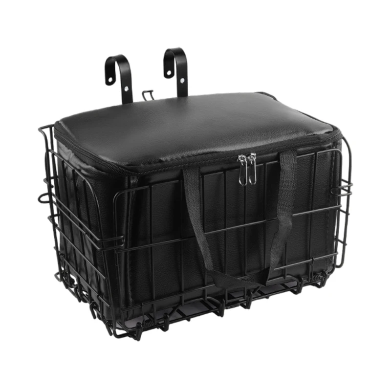 Metal Front Handlebar Bicycles Basket Bike Frame Basket with Removable Liner Bag Folding Rear Bike Basket Easy to Use
Metal Front Handlebar Bicycles Basket Bike Frame Basket with Removable Liner Bag Folding Rear Bike Basket Easy to Use