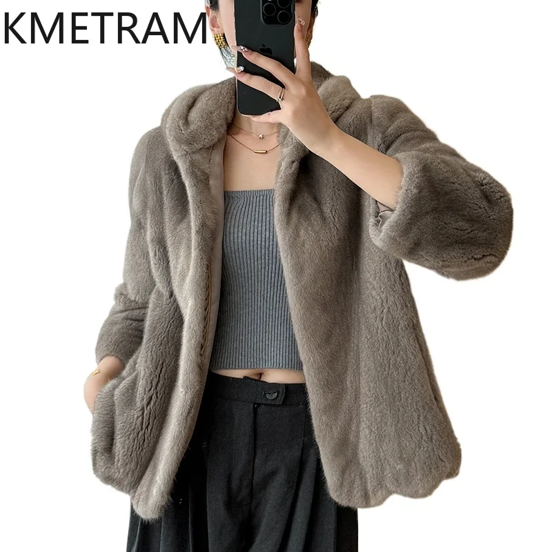 Куртка из натурального норкового меха, женская серая шуба из натурального меха с капюшоном, высококачественная зимняя женская одежда, меховые куртки 2025 шуба женская
Куртка из натурального норкового меха, женская серая шуба из натурального меха с капюшоном, высококачественная зимняя женская одежда, меховые куртки 2025 шуба женская