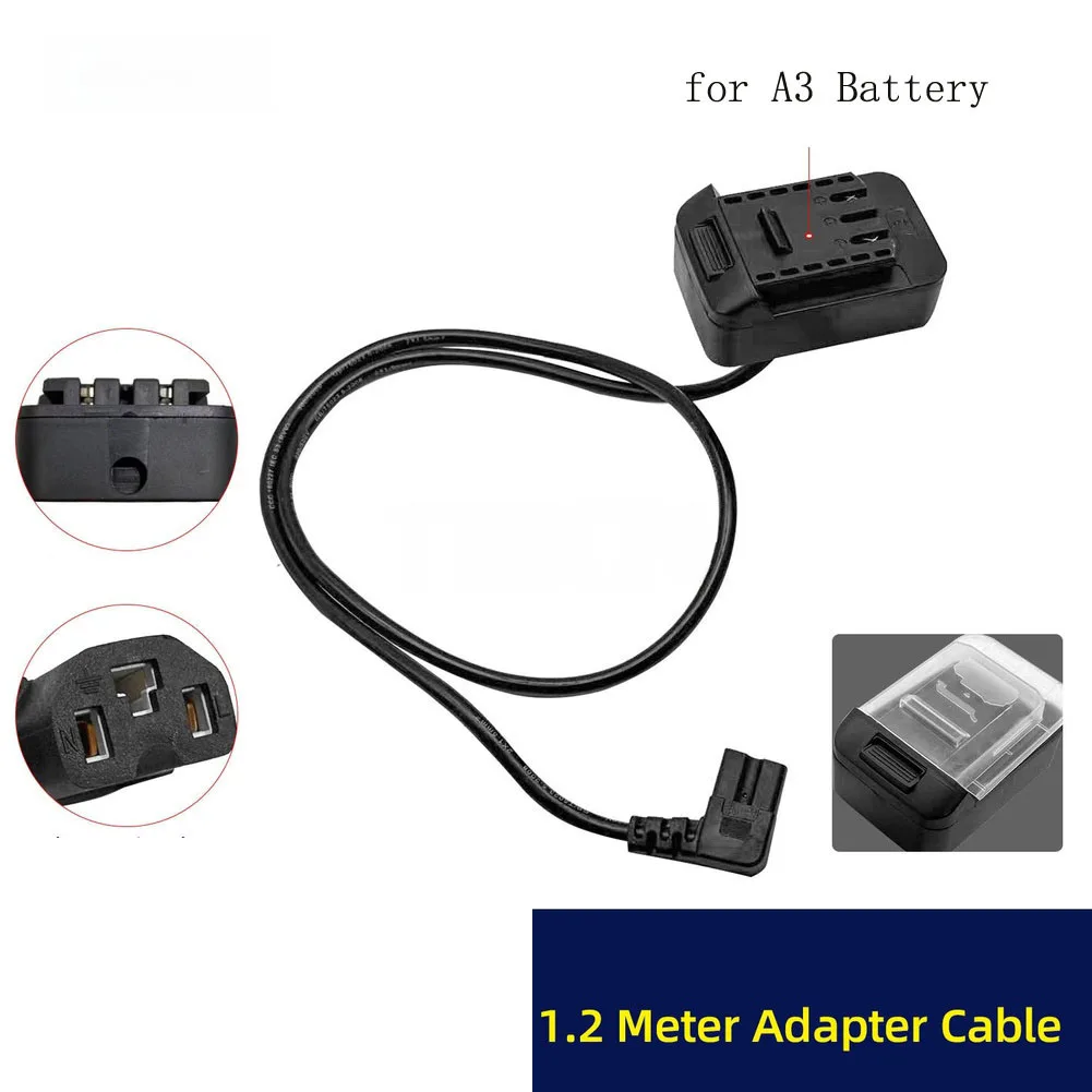 1pc 1.2M 15AWG Power Adapter Cable Connector With Dust Cover For Dayi For A3/2106 Battery Easy To Install
1pc 1.2M 15AWG Power Adapter Cable Connector With Dust Cover For Dayi For A3/2106 Battery Easy To Install