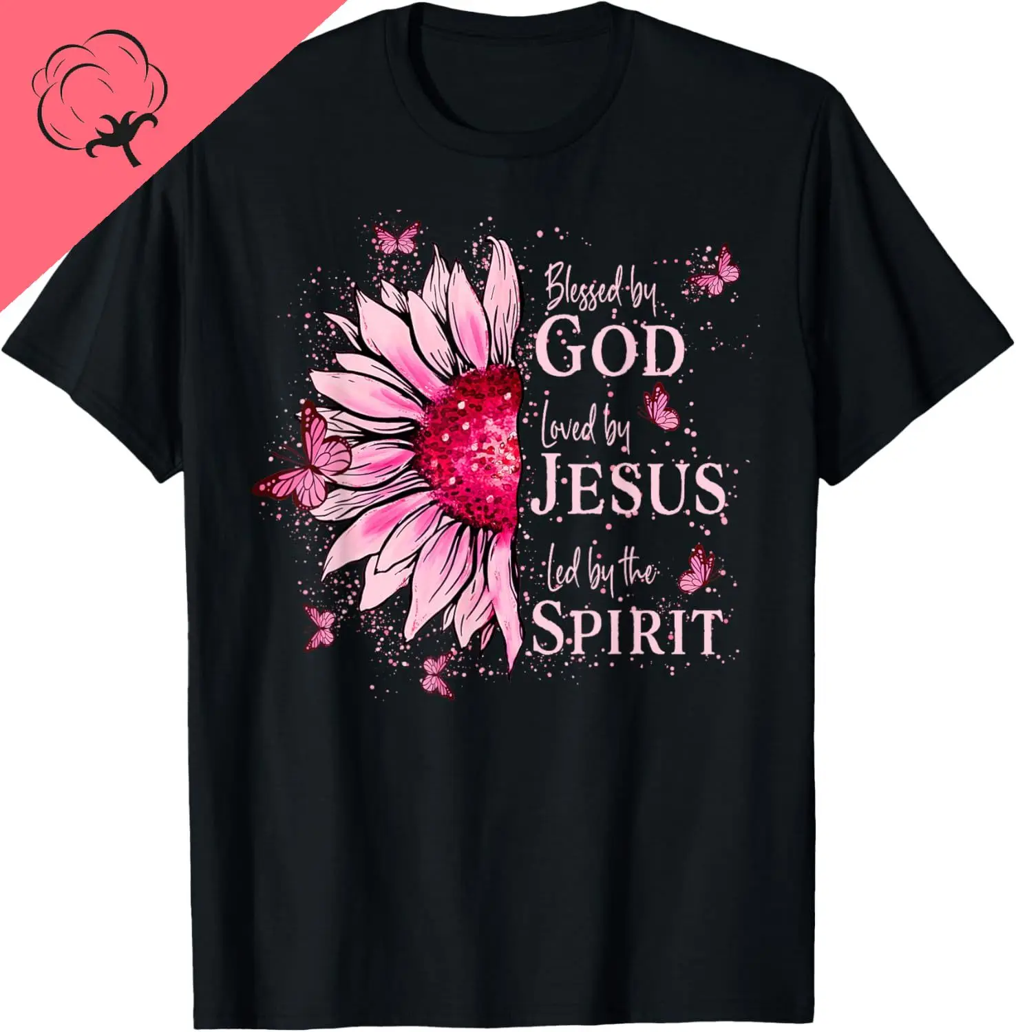 Розовая футболка с подсолнухом Blessed By God - Loved By Jesus Kawayi Y2k, хлопковые женские футболки для пар
Розовая футболка с подсолнухом Blessed By God - Loved By Jesus Kawayi Y2k, хлопковые женские футболки для пар