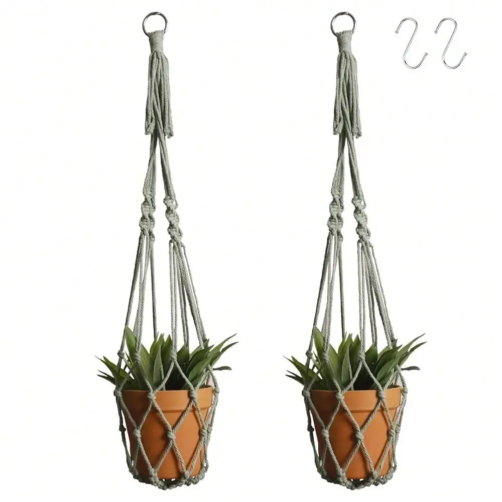 Macrame Hanging Planter For Indoor Plants, Boho Woven Plant Hanger Large Hanging Flower Pot Holders Outdoor Baskets Storage No
Macrame Hanging Planter For Indoor Plants, Boho Woven Plant Hanger Large Hanging Flower Pot Holders Outdoor Baskets Storage No