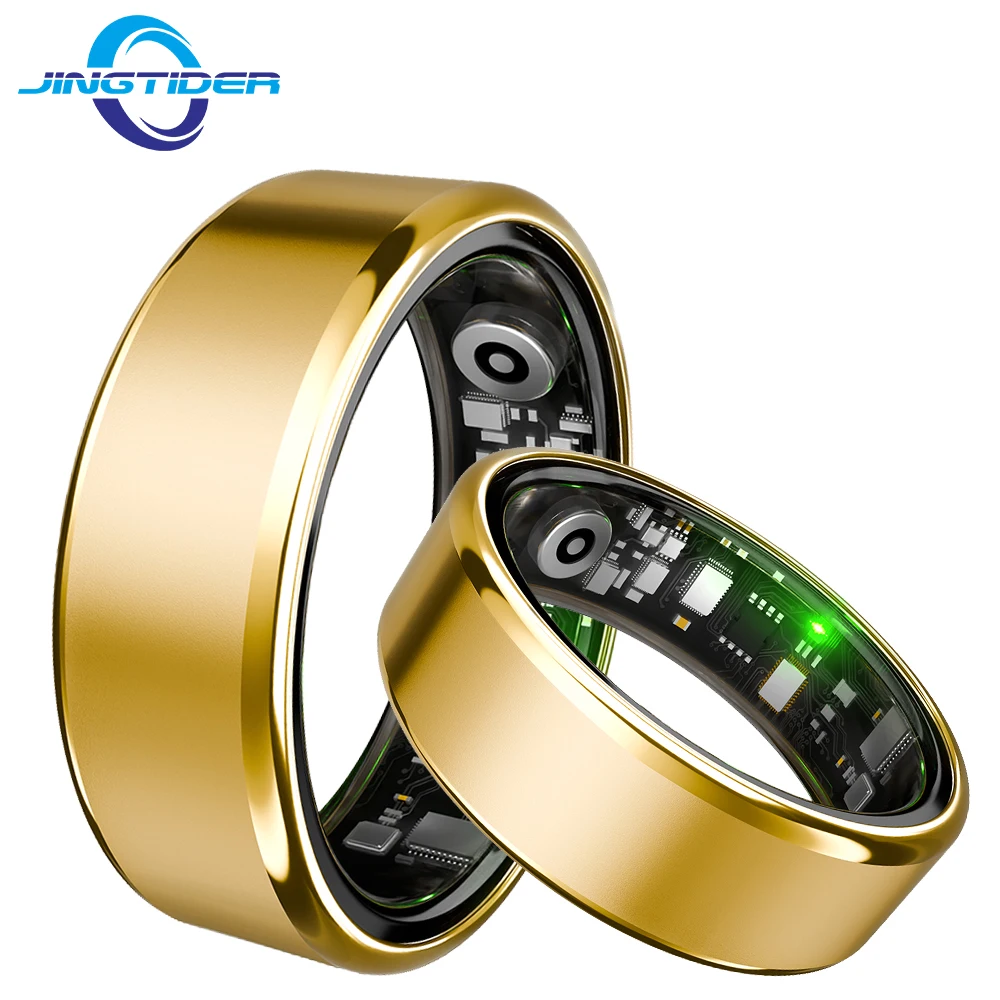 R100 Фитнес-трекер Смарт-кольцо из нержавеющей стали HRV Измерение сердечного ритма и кислорода в крови IP68 Водонепроницаемое для мужчин и женщин Плавание 
R100 Фитнес-трекер Смарт-кольцо из нержавеющей стали HRV Измерение сердечного ритма и кислорода в крови IP68 Водонепроницаемое для мужчин и женщин Плавание