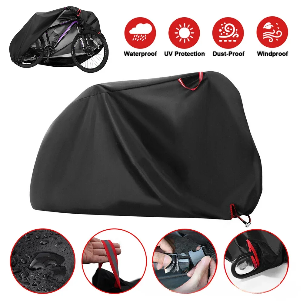 Bicycle Cover Bikes Waterproof Outdoor Bicycle Storage Anti-UV Cold Weather Rain Snow Wind Proof Tarp Tent Shed Dust Dirt
Bicycle Cover Bikes Waterproof Outdoor Bicycle Storage Anti-UV Cold Weather Rain Snow Wind Proof Tarp Tent Shed Dust Dirt