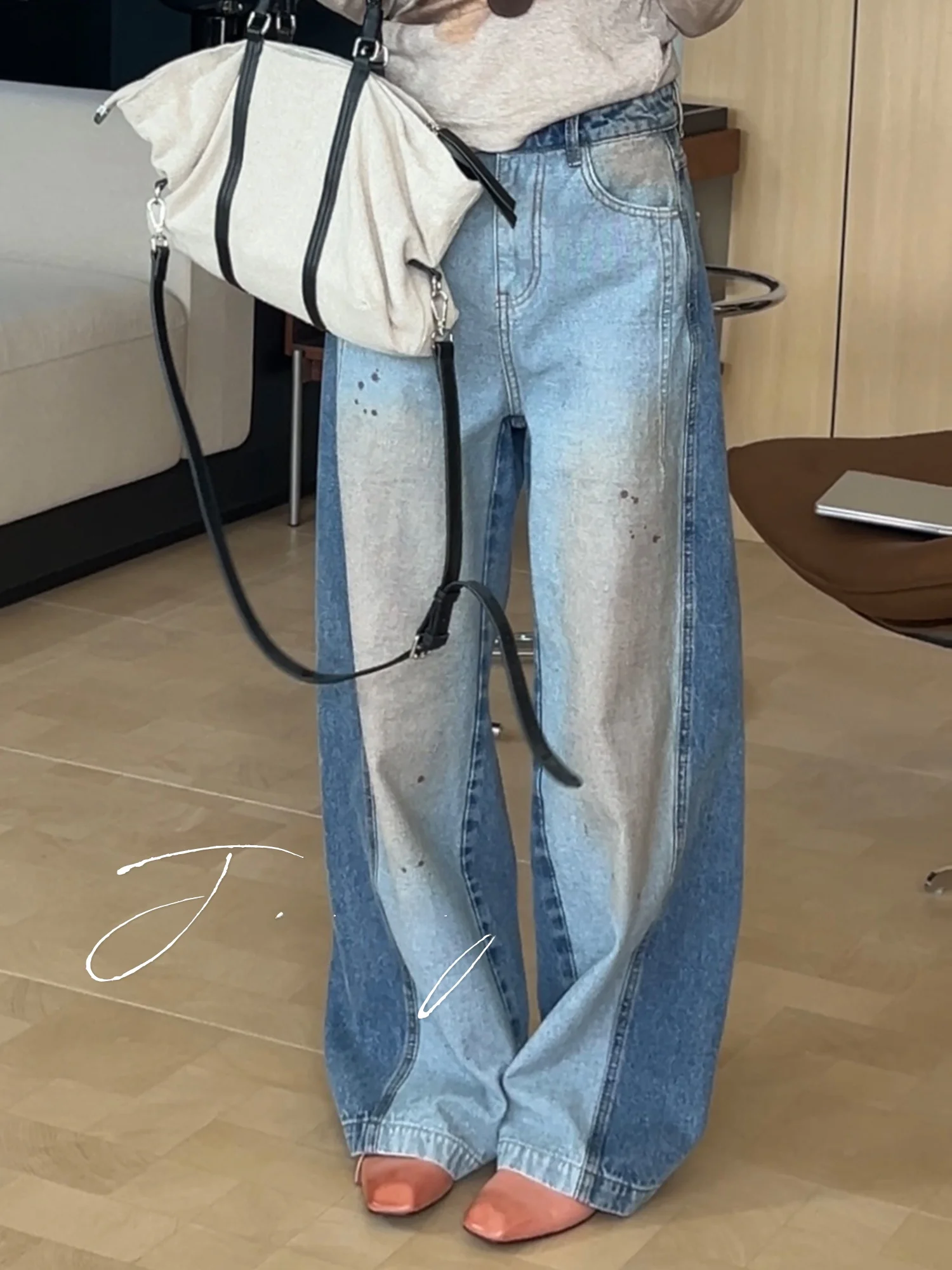 Jaajaaa Street Attitude Vintage Waed Distred Straight Leg Versatile Jeans Cotton l Waist Button Closure Soft Fabric
Jaajaaa Street Attitude Vintage Waed Distred Straight Leg Versatile Jeans Cotton l Waist Button Closure Soft Fabric