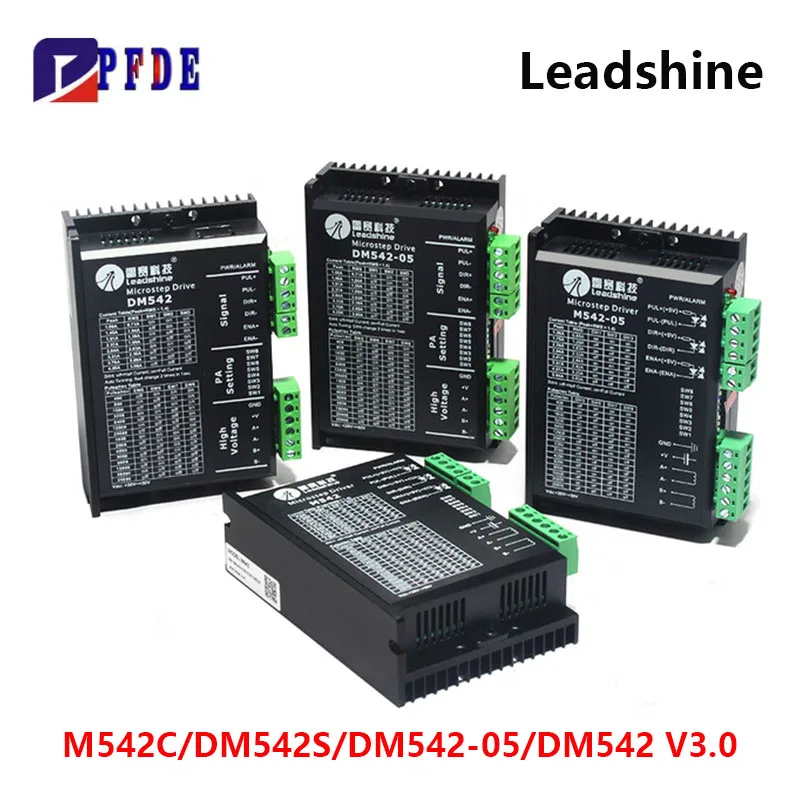 Драйвер шагового двигателя Leadshine M542C DM542-05 DM542S DM542 V3.0 для 2-фазного шагового двигателя Nema23
Драйвер шагового двигателя Leadshine M542C DM542-05 DM542S DM542 V3.0 для 2-фазного шагового двигателя Nema23