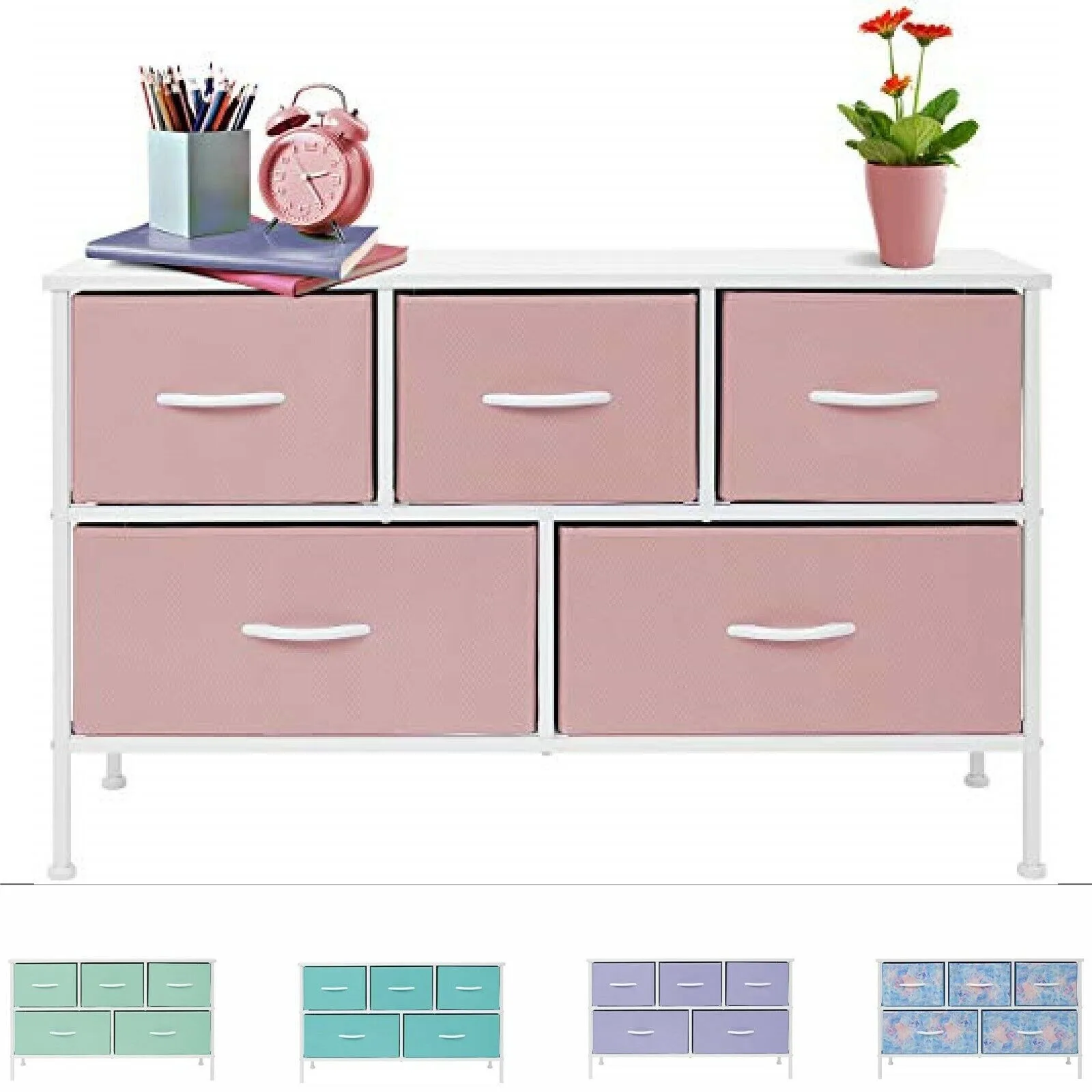 US Dresser w/ 5 Drawers - Furniture Storage Organizer & TV Stand for Bedroom
US Dresser w/ 5 Drawers - Furniture Storage Organizer & TV Stand for Bedroom
