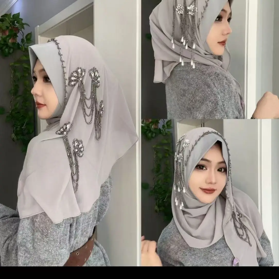 Abaya Hijab Muslim Women Shawl Lace Headscarf Luxury Tassels Scarf Malaysia Prayer Kufi Islam Saudi Arabia Turban 05504
Abaya Hijab Muslim Women Shawl Lace Headscarf Luxury Tassels Scarf Malaysia Prayer Kufi Islam Saudi Arabia Turban 05504