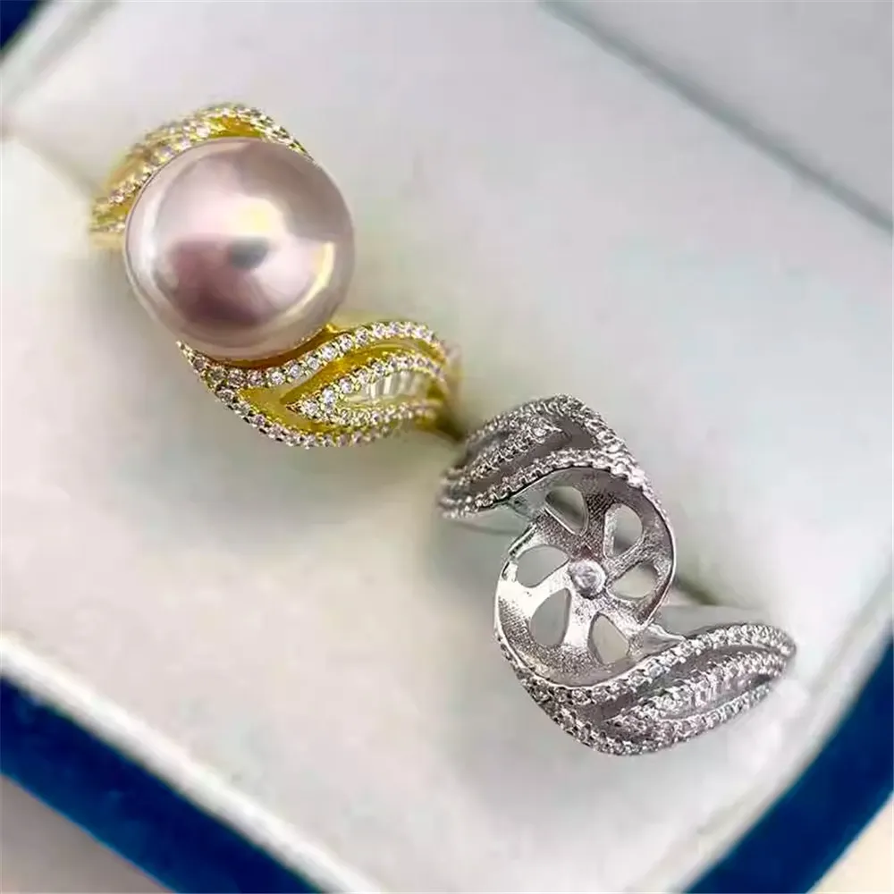Solid S925 Sterling Silver Pearl Ring Settings Findings & Accessories - for Jewelry Making Bulk Wholesale Craft Supplies 10-14mm
Solid S925 Sterling Silver Pearl Ring Settings Findings & Accessories - for Jewelry Making Bulk Wholesale Craft Supplies 10-14mm