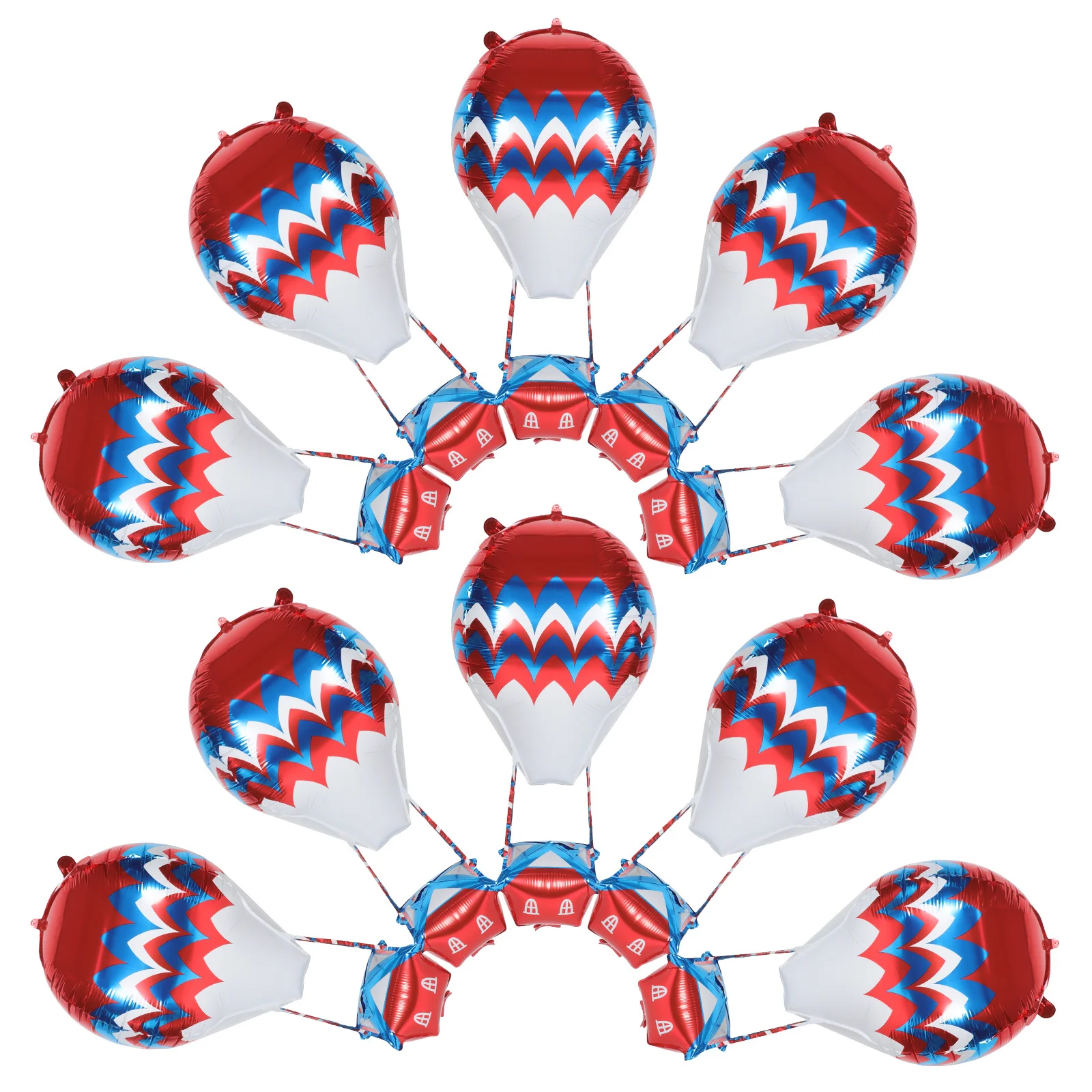 10Pcs Aluminum Foil Hot Air Balloon Shaped Balloons Unique Birthday Wedding Party Decorations Lightweight Reusable Celebration
10Pcs Aluminum Foil Hot Air Balloon Shaped Balloons Unique Birthday Wedding Party Decorations Lightweight Reusable Celebration