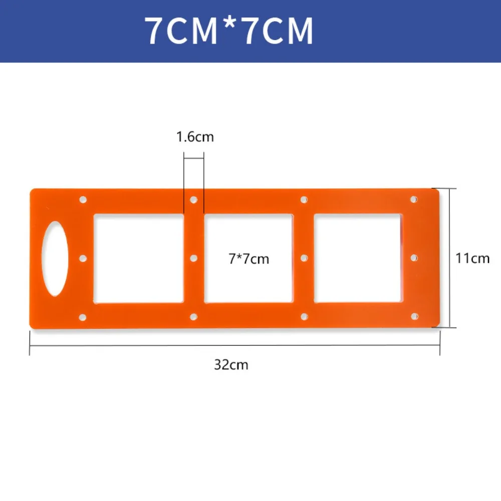 86 Type Switch Socket Bottom Template Precise Durable Socket Bottom Box Opening Mold Wear-resistant Switch Hole Template
86 Type Switch Socket Bottom Template Precise Durable Socket Bottom Box Opening Mold Wear-resistant Switch Hole Template