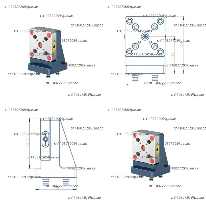 CNC Zero-point Clamping Fixture for Pallet Systems Stable and Repeatable Clamping Results
CNC Zero-point Clamping Fixture for Pallet Systems Stable and Repeatable Clamping Results