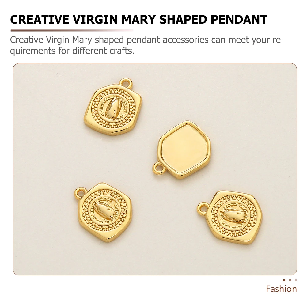 10pcs Copper Mary Pendant Charms For Jewelry Making for DIY Jewelry Making Necklace Bracelet Crafts Home Decor Charm Accessories
10pcs Copper Mary Pendant Charms For Jewelry Making for DIY Jewelry Making Necklace Bracelet Crafts Home Decor Charm Accessories