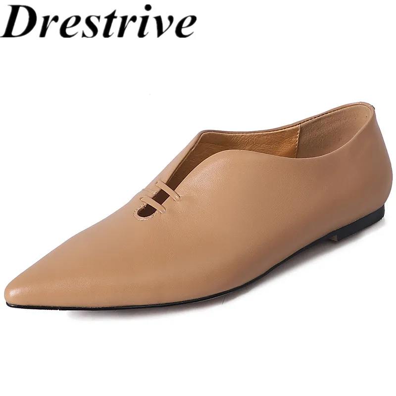 Drestrive 2024 Classic Women's Pumps Pointed Toe Full Genuine Leather Flat With Heels Top Quality Spring Shoes
Drestrive 2024 Classic Women's Pumps Pointed Toe Full Genuine Leather Flat With Heels Top Quality Spring Shoes