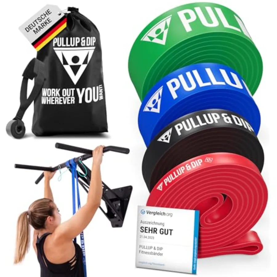 Fitness Bands, Resistance Bands with Bag, Door Anchor with Sets and Exercise Guide - Single and in Value Set, Pull-Up Band Fitn
Fitness Bands, Resistance Bands with Bag, Door Anchor with Sets and Exercise Guide - Single and in Value Set, Pull-Up Band Fitn