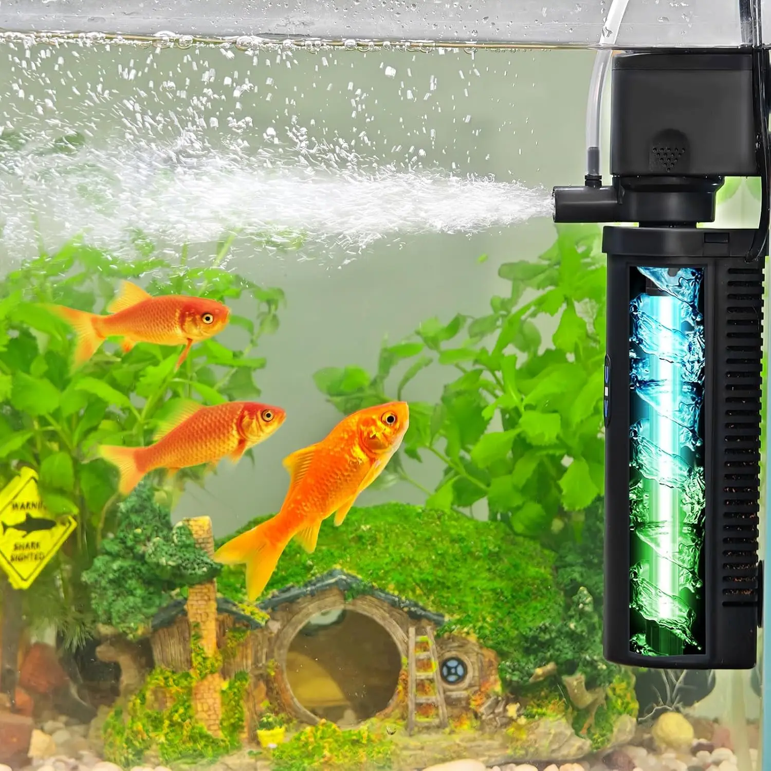 UV Submersible Internal Aquarium Filter Green Water Control Filtration Pump System for 20-75 Gallon Fish Tank
UV Submersible Internal Aquarium Filter Green Water Control Filtration Pump System for 20-75 Gallon Fish Tank