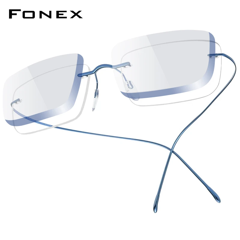 FONEX Customized Glasses Titanium Eyeglass Frames 2024 Rimless Square Korean Eyewear F85634 (Must Contact Customer Service)
FONEX Customized Glasses Titanium Eyeglass Frames 2024 Rimless Square Korean Eyewear F85634 (Must Contact Customer Service)