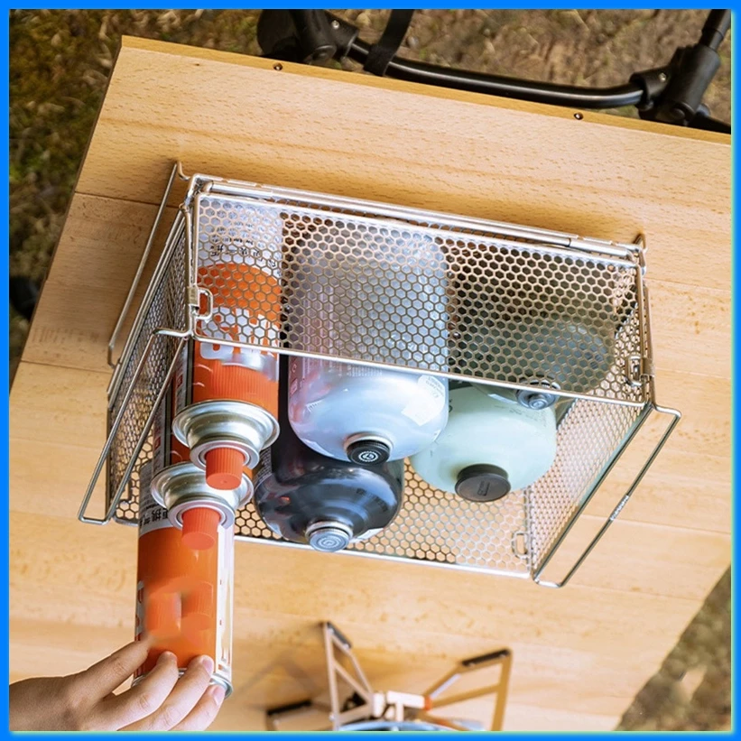 Stainless Steel Camping Storage Cage Outdoor Table Wrought Iron Camping Storage Box Camping Cage-A57M
Stainless Steel Camping Storage Cage Outdoor Table Wrought Iron Camping Storage Box Camping Cage-A57M