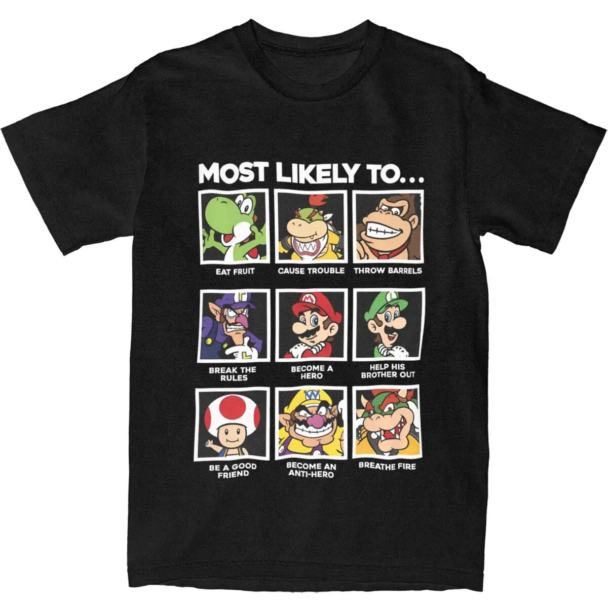 Men Women T-Shirt Super Mario T Shirts Fashion Beach Tees Aesthetic Casual Cotton Tops Gift
Men Women T-Shirt Super Mario T Shirts Fashion Beach Tees Aesthetic Casual Cotton Tops Gift