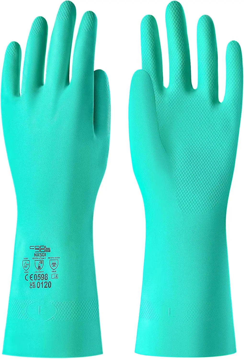 18 Mil Chemical Resistant Nitrile Gloves 13" Long, Resist Household Acid, Alkali, Solvent and Oil, Latex Free
18 Mil Chemical Resistant Nitrile Gloves 13" Long, Resist Household Acid, Alkali, Solvent and Oil, Latex Free