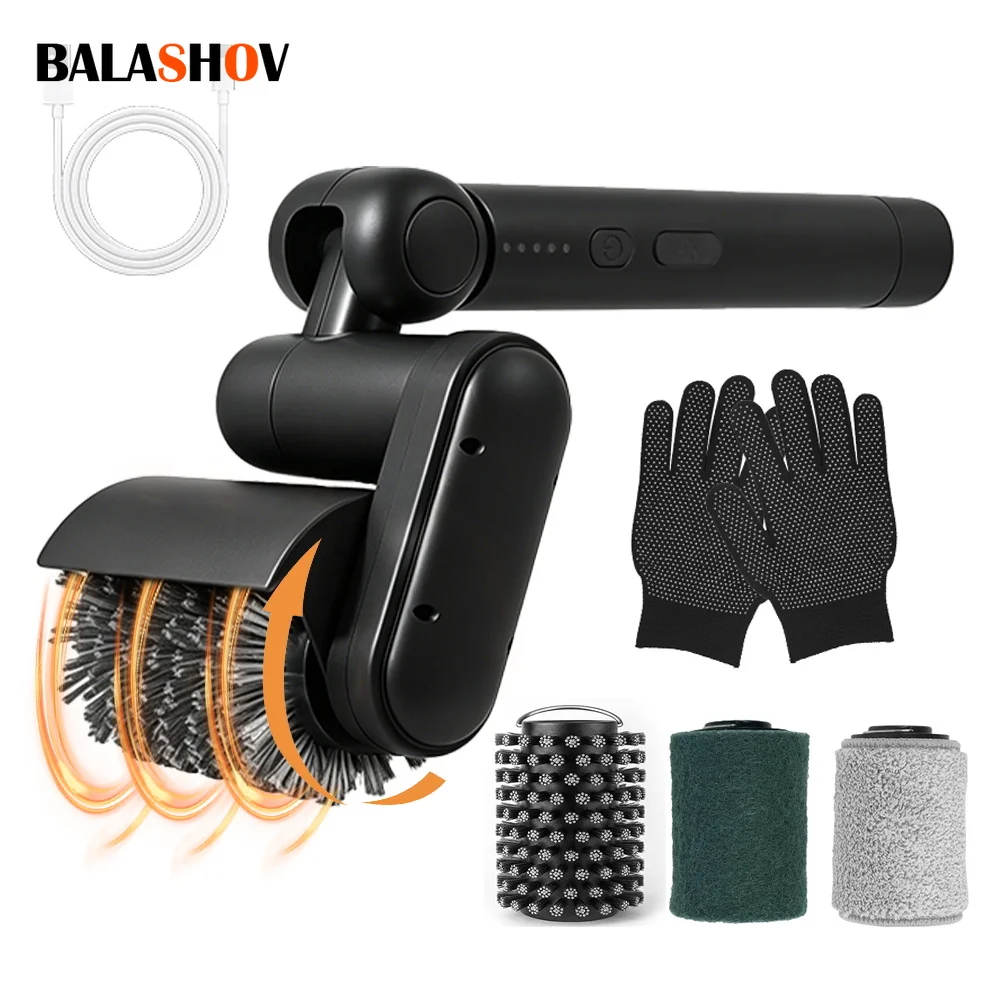 20W Rechargeable Electric BBQ Grill Cleaner Brush, 180° Brush Head, Cordless Power Scraper for Grill Grates, Baking Pans, Tile
20W Rechargeable Electric BBQ Grill Cleaner Brush, 180° Brush Head, Cordless Power Scraper for Grill Grates, Baking Pans, Tile