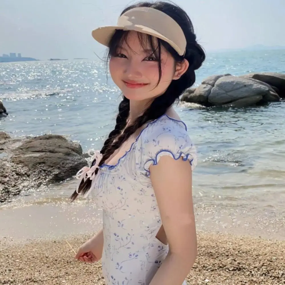 Slim Ruffled Printed Swimming Suit Heart Print Padded Bathing Suit Drawstring Dot Pattern Beach Wear Summer
Slim Ruffled Printed Swimming Suit Heart Print Padded Bathing Suit Drawstring Dot Pattern Beach Wear Summer