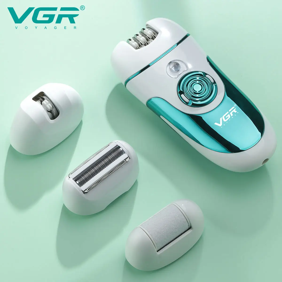 VGR 700 Женский эпилятор VGR 4 в 1, многофункциональная женская бритва для удаления волос, электрический эпилятор для мытья тела, срок службы батареи 50 минут
VGR 700 Женский эпилятор VGR 4 в 1, многофункциональная женская бритва для удаления волос, электрический эпилятор для мытья тела, срок службы батареи 50 минут