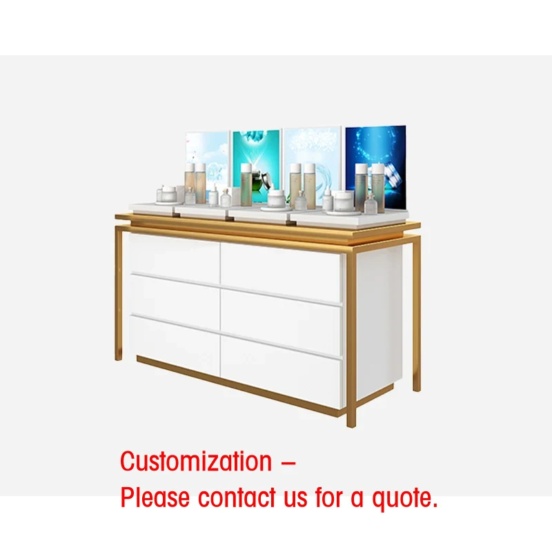 custom.Quality Customized Cosmetics Display Table Stand with Drawers Custom Retail Display
custom.Quality Customized Cosmetics Display Table Stand with Drawers Custom Retail Display