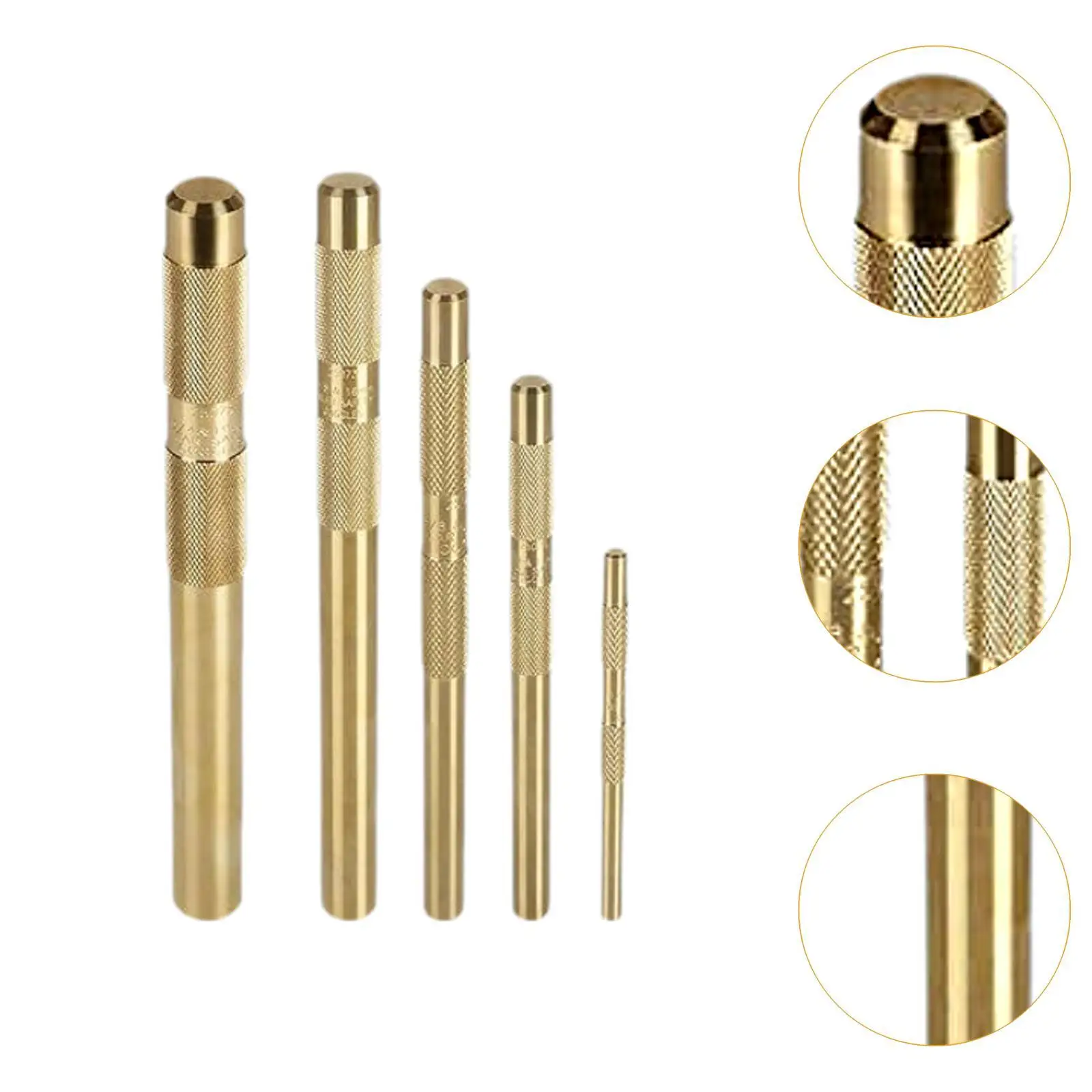 5x Brass Punch Tool Set 67003-mai Sturdy Accessories for Professional
5x Brass Punch Tool Set 67003-mai Sturdy Accessories for Professional
