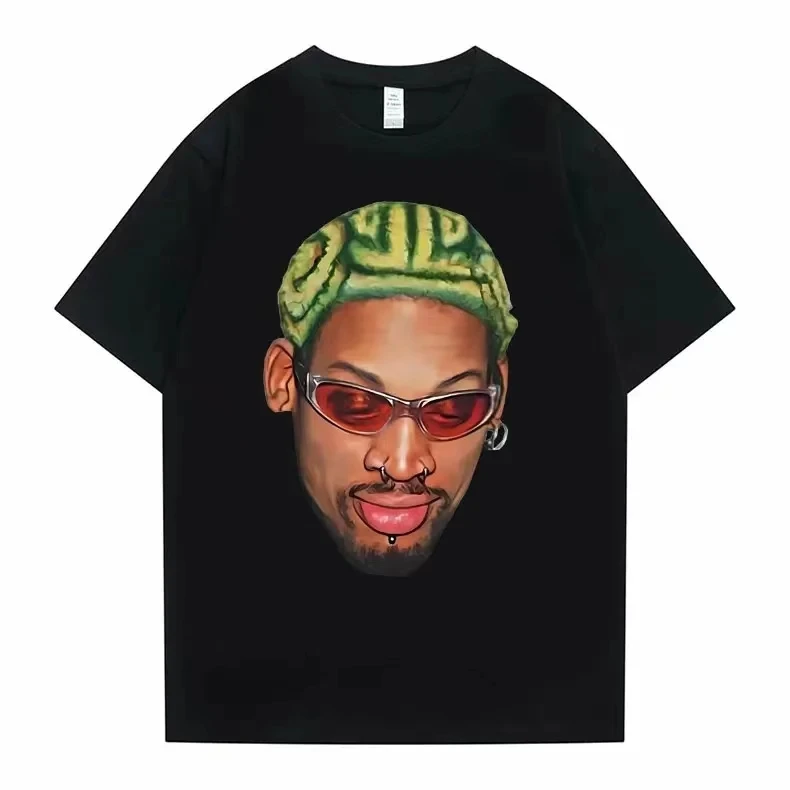 The Worm Dennis Rodman Big Head Cotton Printed T Shirt 90s Vintage Oversized Basketball Boys Hip Hop T-shirts Trendy Streetwear
The Worm Dennis Rodman Big Head Cotton Printed T Shirt 90s Vintage Oversized Basketball Boys Hip Hop T-shirts Trendy Streetwear