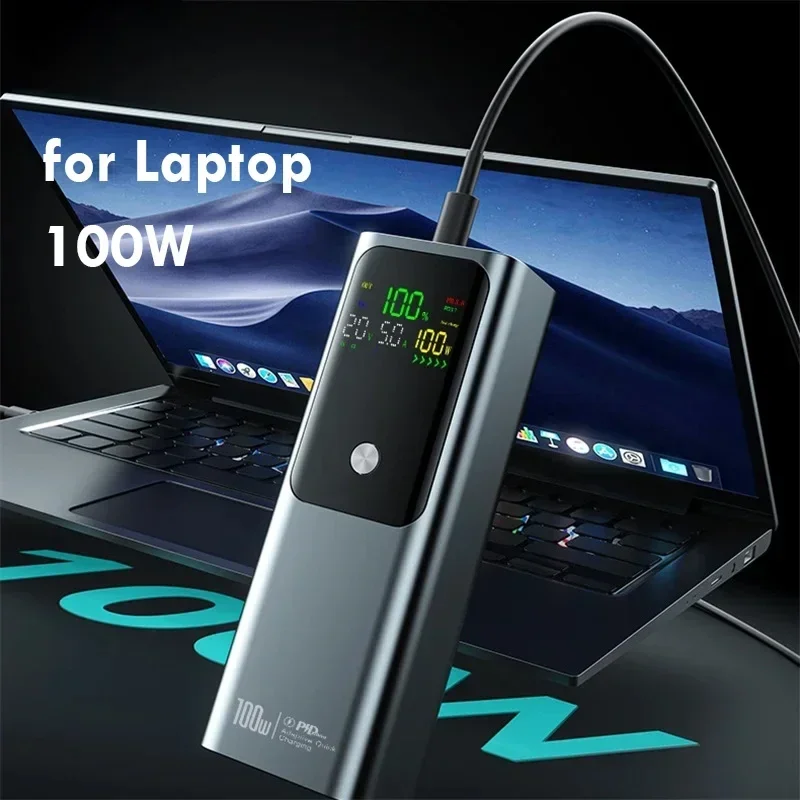 20000mAh PD100W Power Bank Super Fast Charging External Spare Battery Large Capacity Portable Powerbank for IPhone Xiaomi Laptop
20000mAh PD100W Power Bank Super Fast Charging External Spare Battery Large Capacity Portable Powerbank for IPhone Xiaomi Laptop