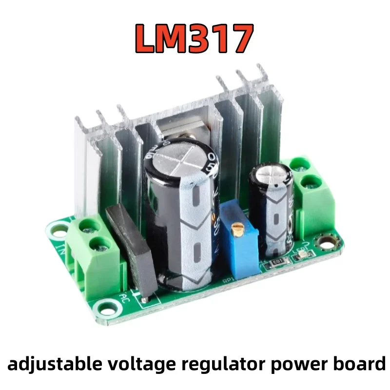 LM317 adjustable voltage regulator power board, adjustable power module, linear voltage regulator module with rectification and
LM317 adjustable voltage regulator power board, adjustable power module, linear voltage regulator module with rectification and