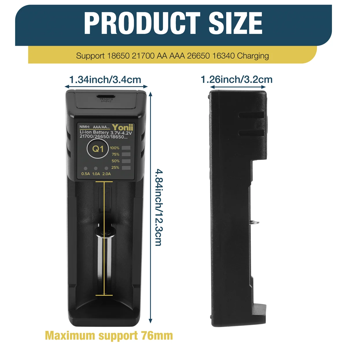 【Горячая распродажа!】Зарядное устройство 18650 26650 USB Smart Никель-водород Aa Aaa 21700 Зарядное устройство для литиевых батарей с одним слотом
【Горячая распродажа!】Зарядное устройство 18650 26650 USB Smart Никель-водород Aa Aaa 21700 Зарядное устройство для литиевых батарей с одним слотом