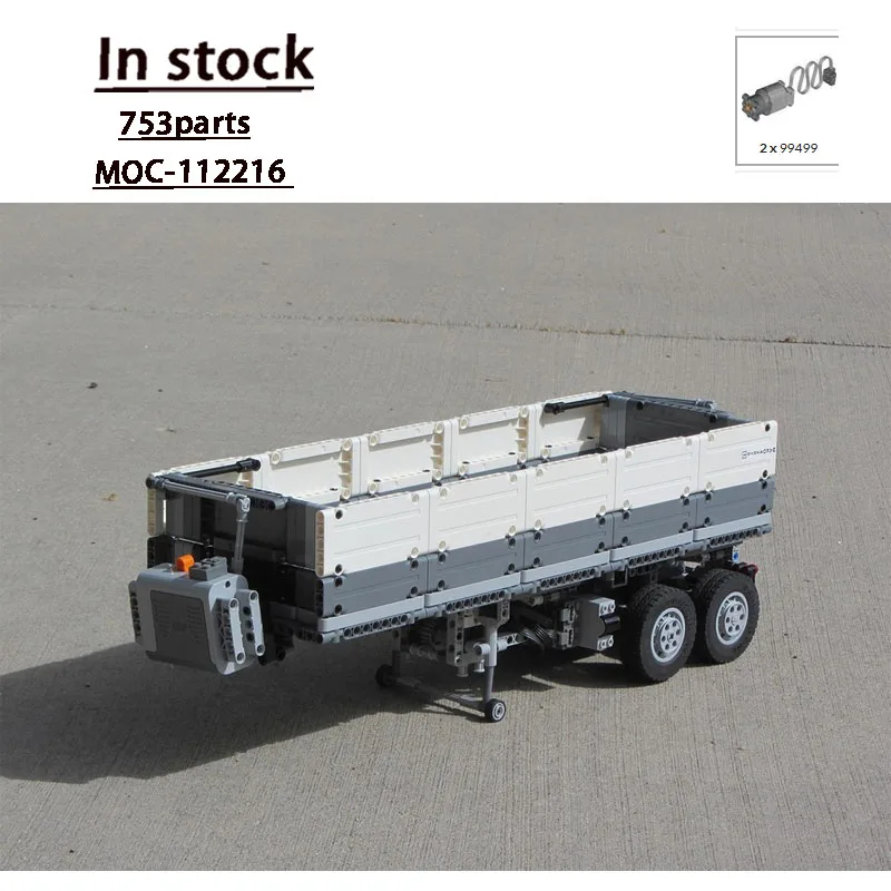 MOC-112216 Classic New Tilt Dump Truck Building Block Model 753 Parts Boys' and Children's Birthday Christmas Toy Gift
MOC-112216 Classic New Tilt Dump Truck Building Block Model 753 Parts Boys' and Children's Birthday Christmas Toy Gift