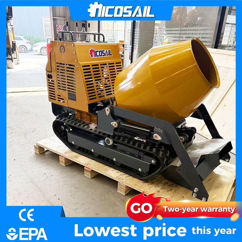 For Narrow Space Construction & Road Repair Hydraulic Driven Crawler Self-Loading Concrete Mixer with 180° Drum Rotation
For Narrow Space Construction & Road Repair Hydraulic Driven Crawler Self-Loading Concrete Mixer with 180° Drum Rotation