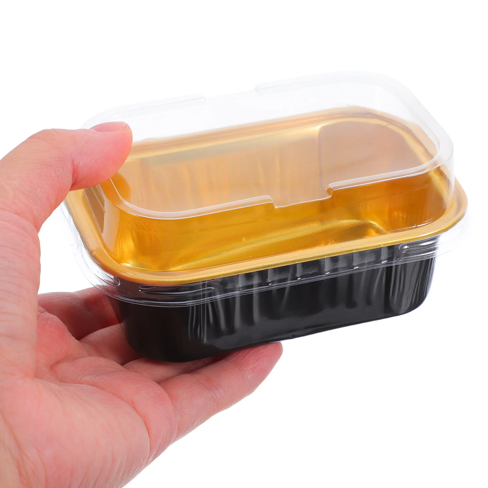 50 Sets: Aluminum Foil Bread Tray Pans for Baking Cake Packing Supplies with Lids Loaf Plastic Bakery Boxes
50 Sets: Aluminum Foil Bread Tray Pans for Baking Cake Packing Supplies with Lids Loaf Plastic Bakery Boxes