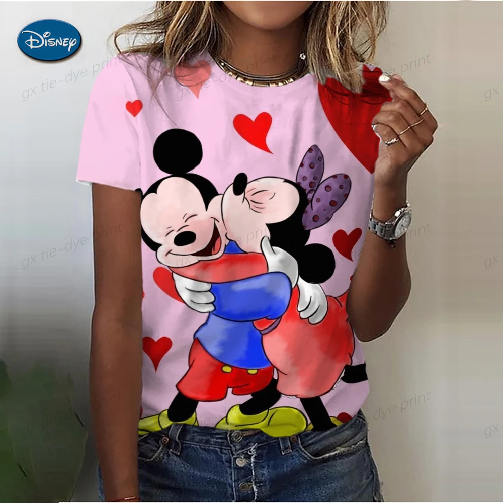 Retro women's T-shirt Mickey Mouse printed T-shirt patch suit O-neck short sleeved top large women's top Harajuku women's shirt
Retro women's T-shirt Mickey Mouse printed T-shirt patch suit O-neck short sleeved top large women's top Harajuku women's shirt