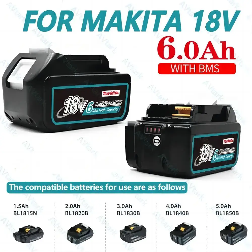 2024 Модернизированный инструмент ryobi 9A/3A/6A для Makita 18V батарея BL1830B BL1850B BL1840 BL1860 BL1815 сменная литиевая батарея
2024 Модернизированный инструмент ryobi 9A/3A/6A для Makita 18V батарея BL1830B BL1850B BL1840 BL1860 BL1815 сменная литиевая батарея