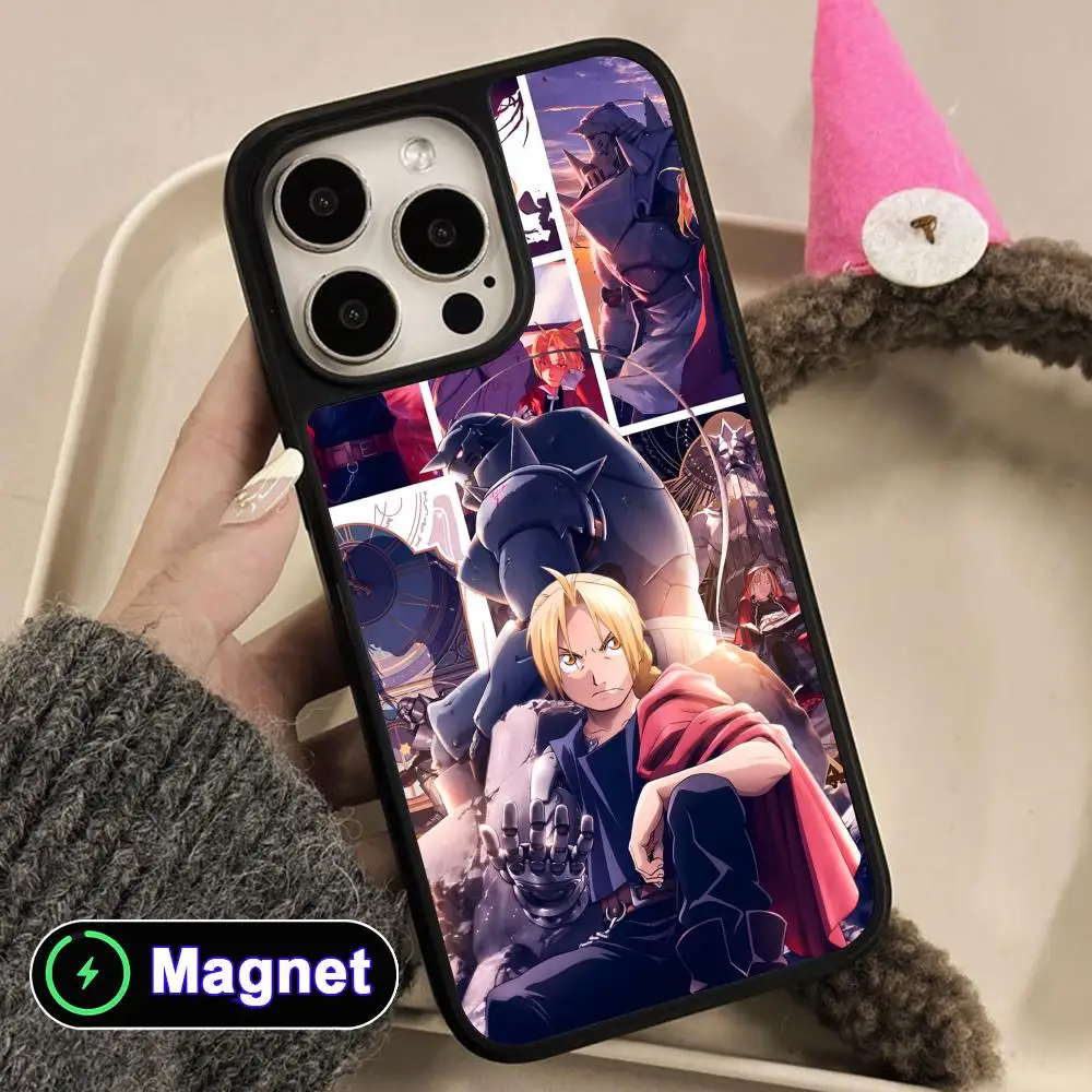 Fullmetal Edward Elric Phone Case for iPhone 17 16 15 14 13 12 11 Air Pro Max Plus Matte Surface Magnet Cover
Fullmetal Edward Elric Phone Case for iPhone 17 16 15 14 13 12 11 Air Pro Max Plus Matte Surface Magnet Cover