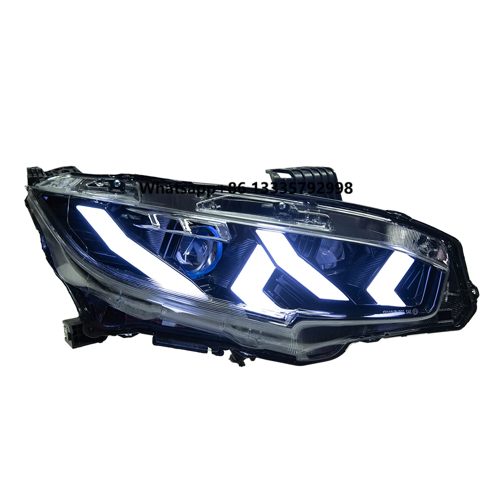 2016-2021 for Civic X 10th FC Car LED Headlight Assembly Upgrade Dynamic Projector 6000k New Automotive Front Light Accessories
2016-2021 for Civic X 10th FC Car LED Headlight Assembly Upgrade Dynamic Projector 6000k New Automotive Front Light Accessories