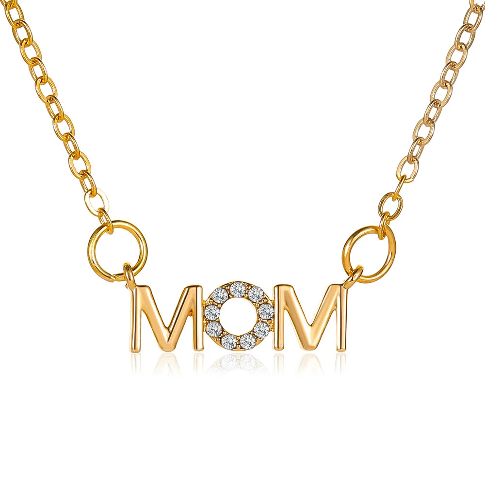 Mother Day Light Luxury Clavicle Chain Simple English Letter Necklace MOM Mother Pendant Collarbone Chain Creative Holiday Gift
Mother Day Light Luxury Clavicle Chain Simple English Letter Necklace MOM Mother Pendant Collarbone Chain Creative Holiday Gift