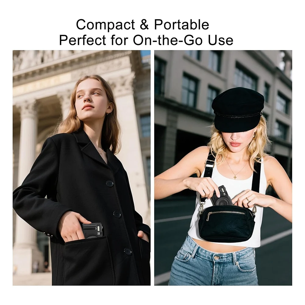 BTLIFE-Autofocus 5K Digital Camera Wifi Vlog Recording With 180° Flip Screen, Compact Design Suitable For Beginners, Teens Photo
BTLIFE-Autofocus 5K Digital Camera Wifi Vlog Recording With 180° Flip Screen, Compact Design Suitable For Beginners, Teens Photo