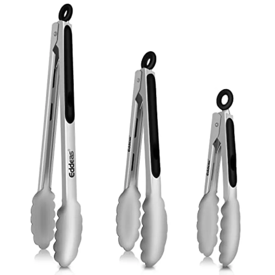 Tongs For Cooking - Heat Resistant 600 Degrees Stainless Steel Kitchen TongHeavy Duty Metal Locking Tongs - Perfect for Food Sa
Tongs For Cooking - Heat Resistant 600 Degrees Stainless Steel Kitchen TongHeavy Duty Metal Locking Tongs - Perfect for Food Sa