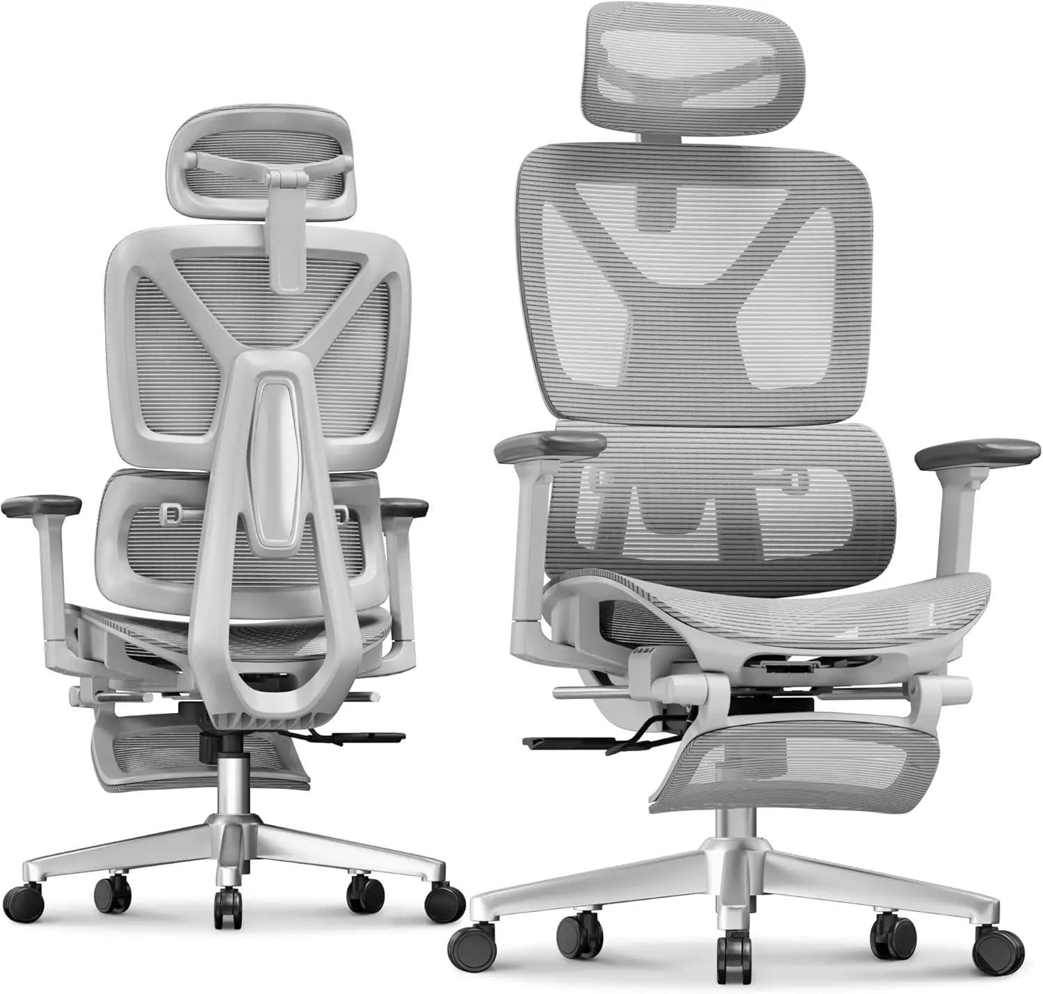 FLEXISPOT ErgoX Premium Ergonomic Office Chair with Footrest- Adjustable 3D Armrests, Dynamic Lumbar Support, Recline & Tilt Fun
FLEXISPOT ErgoX Premium Ergonomic Office Chair with Footrest- Adjustable 3D Armrests, Dynamic Lumbar Support, Recline & Tilt Fun